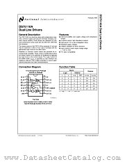 DS75110A datasheet pdf National Semiconductor