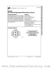 DS9638 datasheet pdf National Semiconductor