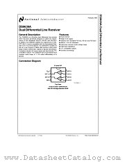 DS9639A datasheet pdf National Semiconductor