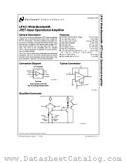 LF451 datasheet pdf National Semiconductor