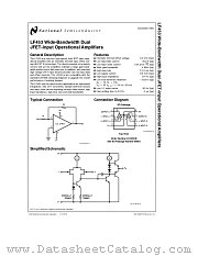 LF453 datasheet pdf National Semiconductor