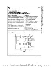 TP3075 datasheet pdf National Semiconductor