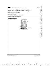 DM7450 datasheet pdf National Semiconductor