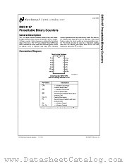DM74197 datasheet pdf National Semiconductor