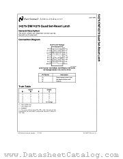 DM74279 datasheet pdf National Semiconductor