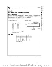 DM93S47 datasheet pdf National Semiconductor