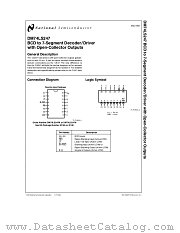 DM74LS247 datasheet pdf National Semiconductor