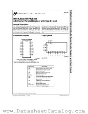 DM54LS322 datasheet pdf National Semiconductor