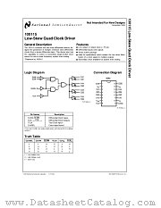 100115 datasheet pdf National Semiconductor