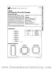 100324 datasheet pdf National Semiconductor