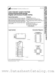 74ACT299 datasheet pdf National Semiconductor
