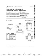 74AC163 datasheet pdf National Semiconductor