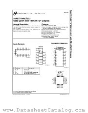 54ACT573 datasheet pdf National Semiconductor
