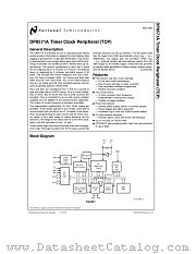 DP8571A datasheet pdf National Semiconductor