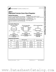 LM431 datasheet pdf National Semiconductor