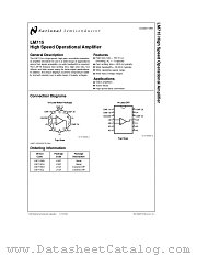 LM715 datasheet pdf National Semiconductor