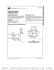 DH0035 datasheet pdf National Semiconductor