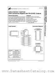 74ACT646 datasheet pdf National Semiconductor