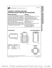 54ACTQ377 datasheet pdf National Semiconductor