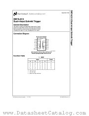 DM74LS13 datasheet pdf National Semiconductor