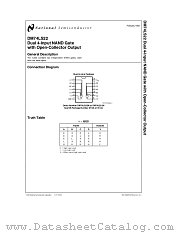 DM74LS22 datasheet pdf National Semiconductor