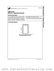 DM74LS48 datasheet pdf National Semiconductor