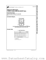 DM54LS54 datasheet pdf National Semiconductor