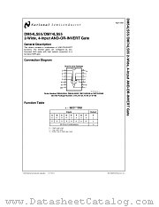 DM54LS55 datasheet pdf National Semiconductor
