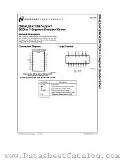 DM74LS347 datasheet pdf National Semiconductor