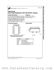 DM74LS353 datasheet pdf National Semiconductor