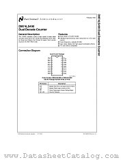 DM74LS490 datasheet pdf National Semiconductor