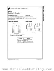 93L21 datasheet pdf National Semiconductor