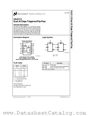 54LS113 datasheet pdf National Semiconductor