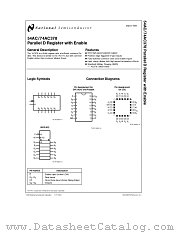 54AC378 datasheet pdf National Semiconductor