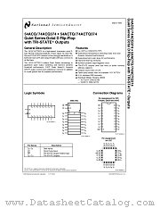 54ACTQ374 datasheet pdf National Semiconductor