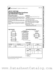 54FCT240 datasheet pdf National Semiconductor