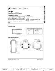 100343 datasheet pdf National Semiconductor