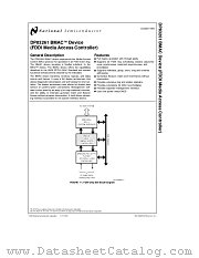 DP83261 datasheet pdf National Semiconductor