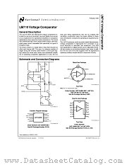 LM710 datasheet pdf National Semiconductor