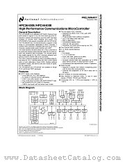 HPC36400E datasheet pdf National Semiconductor