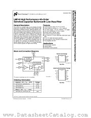 LMF40 datasheet pdf National Semiconductor