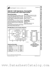 ADC1061 datasheet pdf National Semiconductor