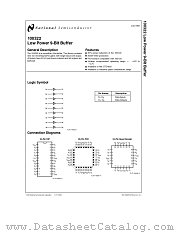 100322 datasheet pdf National Semiconductor