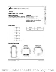 100321 datasheet pdf National Semiconductor