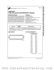 74FR16245 datasheet pdf National Semiconductor