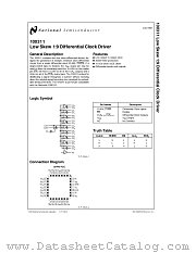 100311 datasheet pdf National Semiconductor