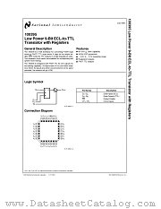 100395 datasheet pdf National Semiconductor