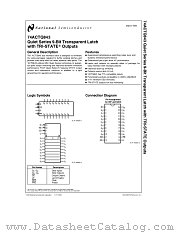74ACTQ843 datasheet pdf National Semiconductor