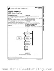 DP83265 datasheet pdf National Semiconductor
