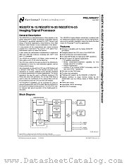 NS32FX16-15 datasheet pdf National Semiconductor